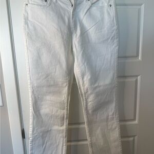 Vineyard Vines Women's Straight Leg White Jeans